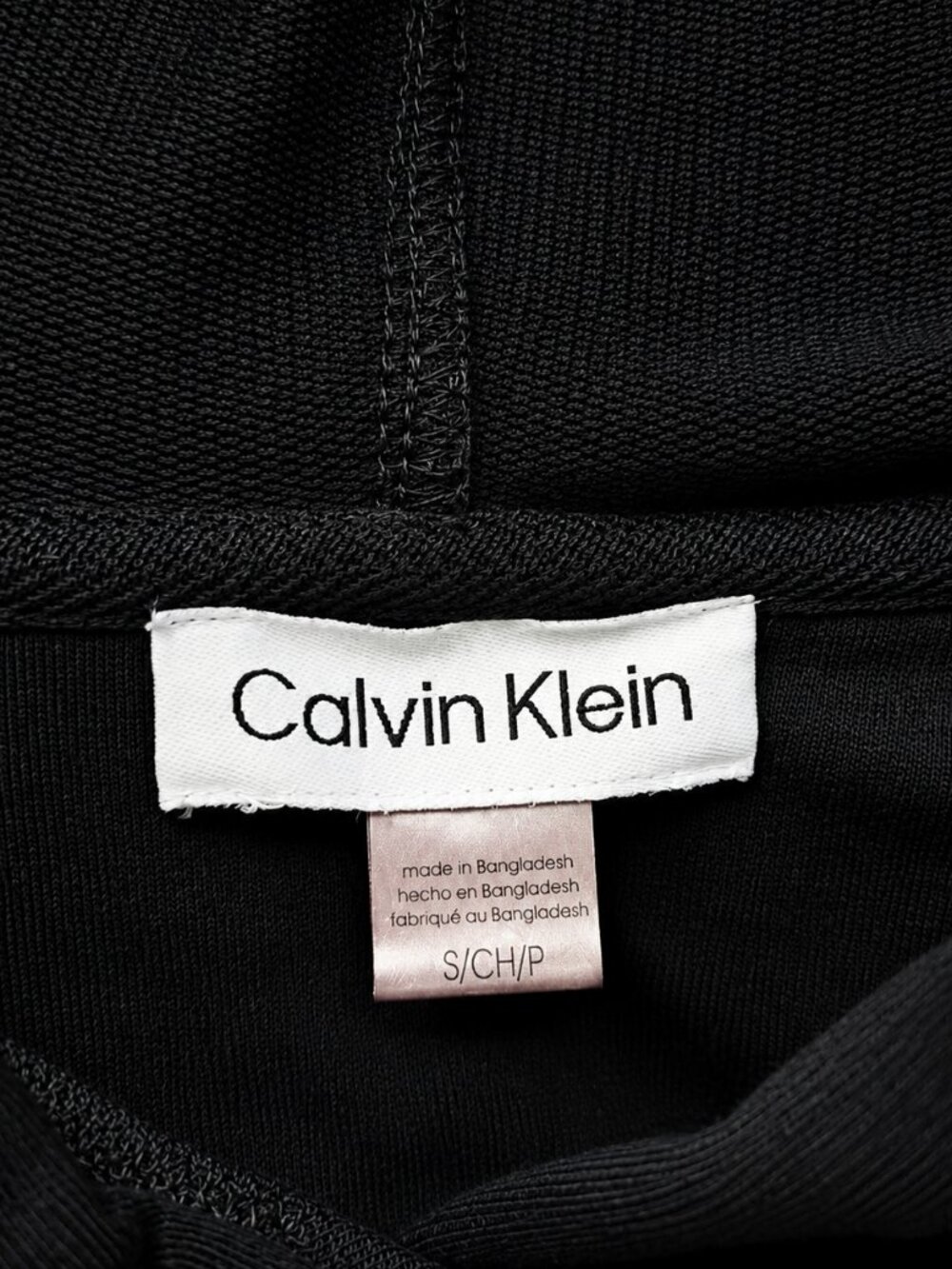 Calvin Klein Black Hooded Bodycon Dress - Picture 4 of 4